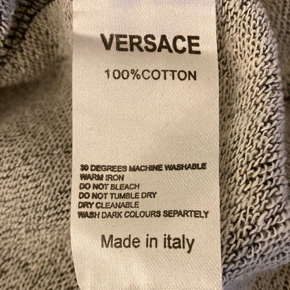 Versace Collection Mens Sweatshirt in Anthracite Red & Black Size XXL - Picture 9 of 12